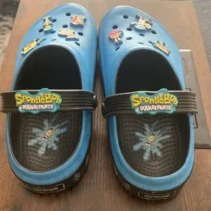 CROCS | Shoes | Crocs Spongebob Squarepants Mens 55 Blue And  display picture 3